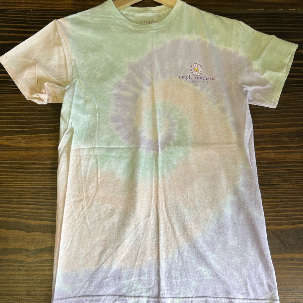 Simply Southern Tie-Dye Short Sleeve Tee - Pastel